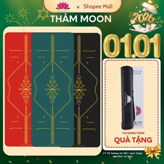 Thảm tập yoga cao su Louis Yoga phiên bản Moon 183x68x0.45cm định tuyến - LOUISYOGA 