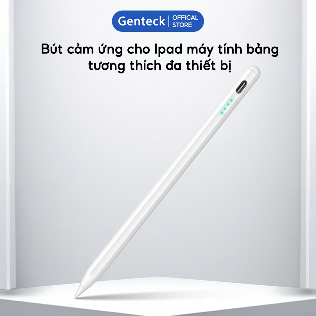 Bút Cảm Ứng Dành Cho Ipad Máy Tính Bảng SMTech Bút Điện Dung Thông Minh Tương Thích Nhiều Thiết Bị