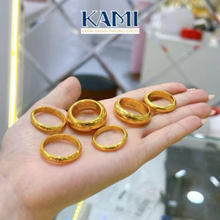 Nhẫn trơn cao cấp chất liệu đồng Kami trang sức sỉ