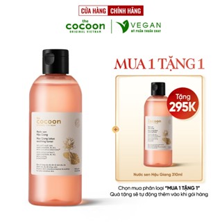 Toner Nước cân bằng da Sen Hậu Giang Cocoon 310ml thuần chay 