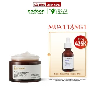  Bigsize - Thạch hoa hồng Cocoon  kem dưỡng ẩm  cấp ẩm cho da khô 100ml VEGAN mỹ phẩm thuần chay 
