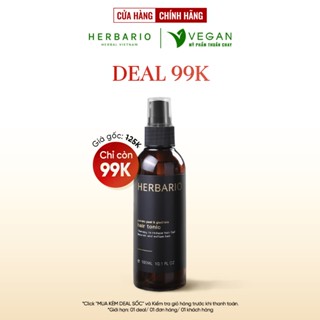  Nước xịt dưỡng tóc Vỏ Bưởi và Bồ Kết Herbario 100ml  pomelo peel & gleditsia  VEGAN - thuần chay 