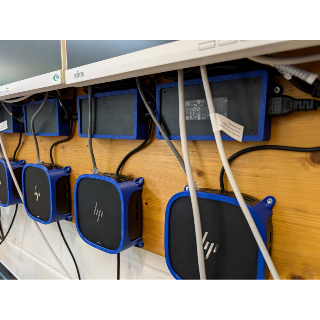 HP USB-C Dock G5 and Power Supply mount ( Giá Treo cho HP Tiny G5 và Cục nguồn)