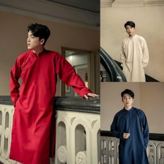 Áo Dài Nam Ngũ Thân Truyền Thống Cao Cấp Form Chuẩn Tôn Dáng Lịch Lãm C14