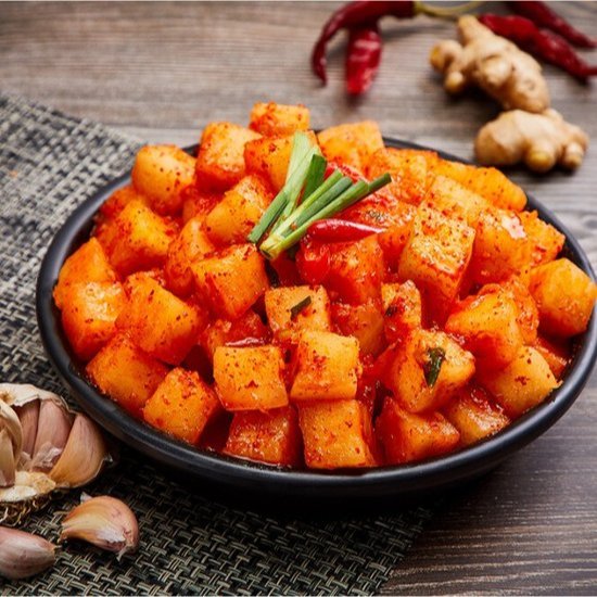 500g kim chi củ cải Hàn Quốc siêu ngon chuẩn vị nhà làm - chỉ giao Miền Bắc, Trung