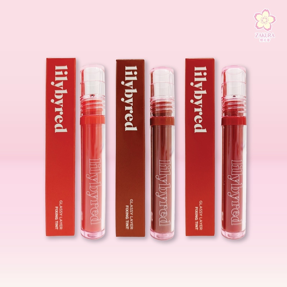 Lilybyred Glassy Layer Fixing Tint 3.8g - 01 Cheeky Peach / 02 Berry Kitsch / 09 Youth Chili