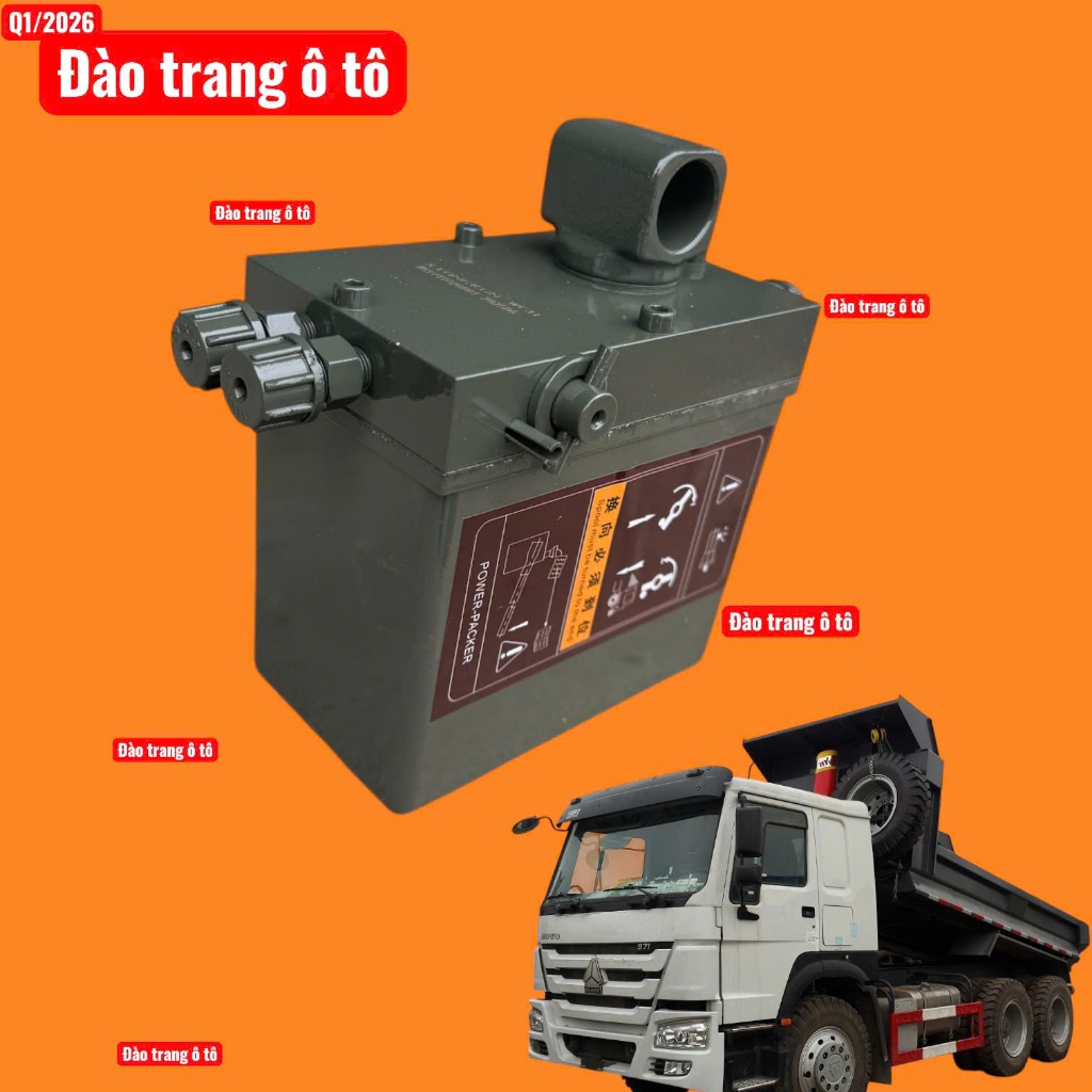 KÍCH cabin HOWO 371 2 LỖ AV WG9719820001 kích cabin xe ô tô howo đầu kéo