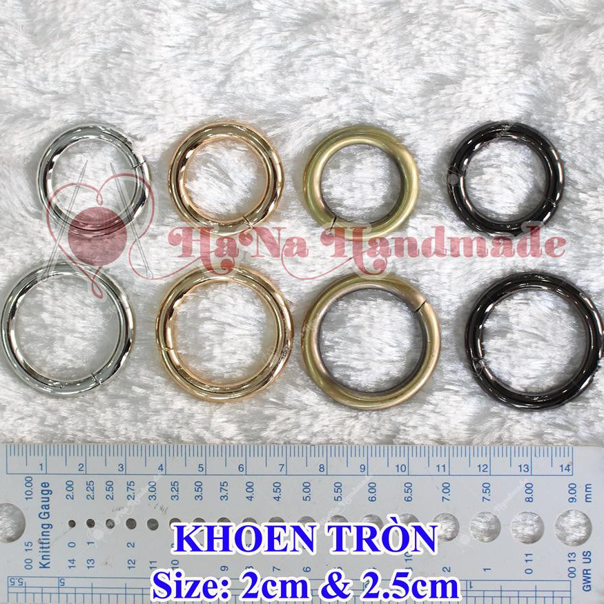 Khoen Tròn Tốt  / khoen tròn đóng không mở được 16k/cái