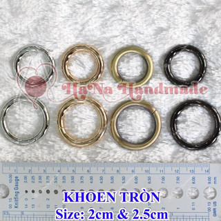 Khoen Tròn Tốt  / khoen tròn đóng không mở được 16k/cái