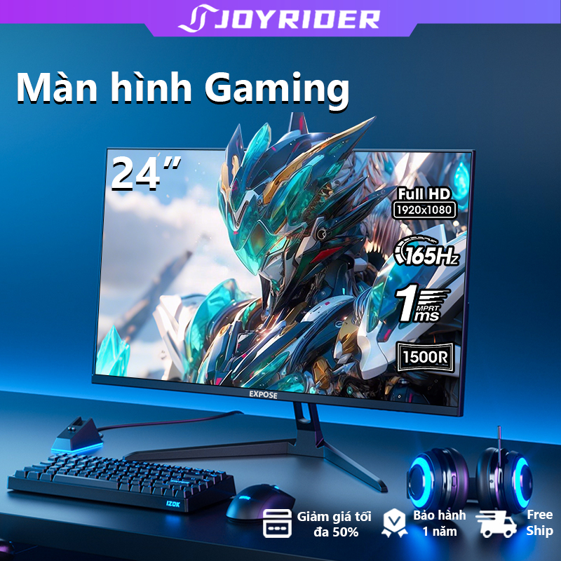 màn hình 24 inch 165Hz/1ms(GTG) Full HD 1080P IPS Hỗ trợ HDMI/VGA/DP HDR400 Mới 100% Bảo hành 3 năm