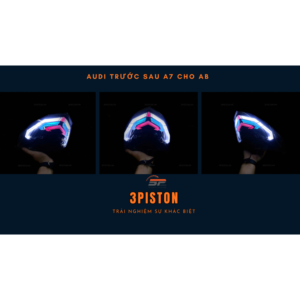 ĐÈN HẬU AUDI A7 CHO HONDA AB 2020 - 2026 ( LƯU Ý SẢN PHẨM BAO GỒM PHÔI + MẠCH LED A7 )