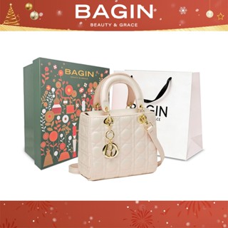  BAGIN Túi Xách Nữ  Da Cao Cấp Lấp Lánh Tặng Kèm Charm Dây Đeo 