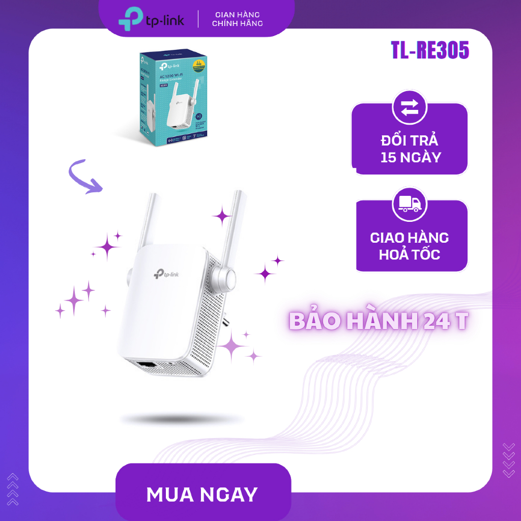 Bộ Mở Rộng Sóng TP-Link RE305 Chuẩn AC 1200Mbps