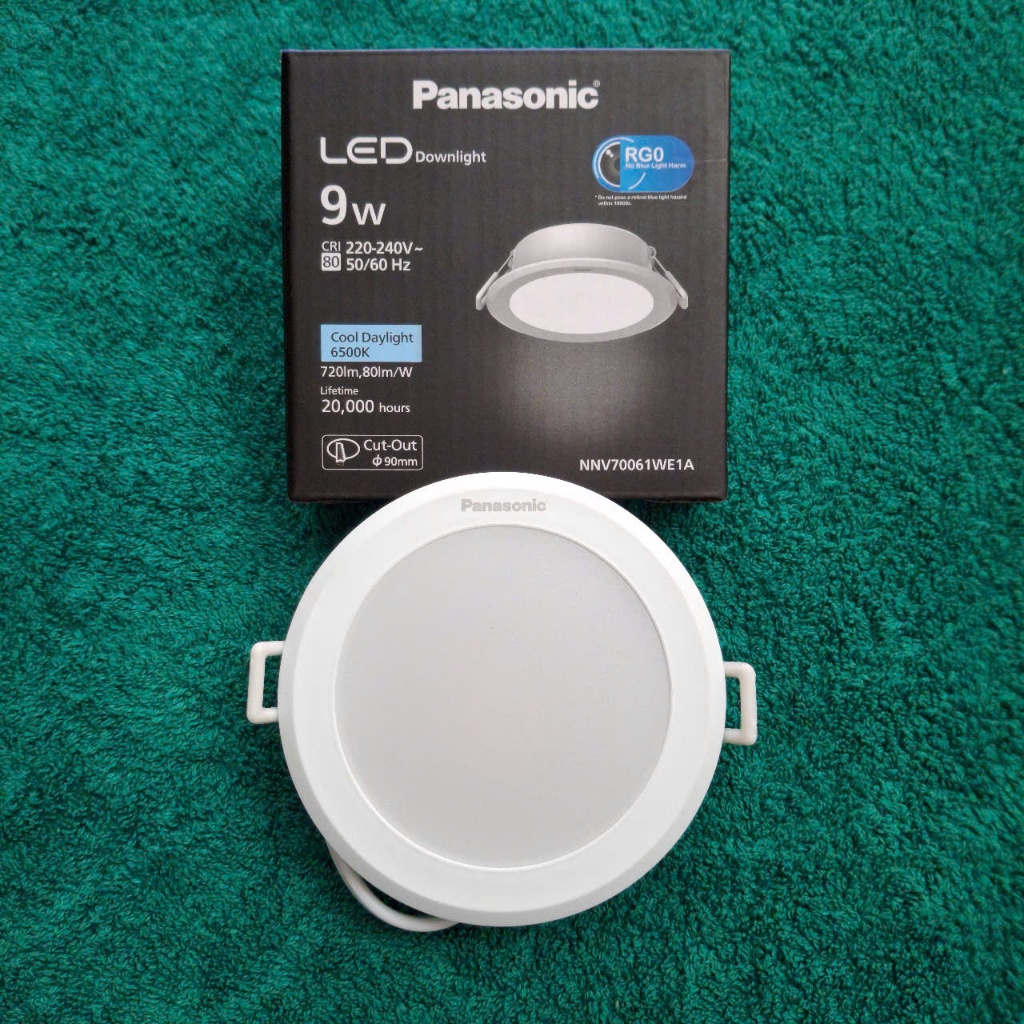 [Rẻ Vô Địch] Âm trần 9W "Chính hãng Panasonic", lỗ chờ D90, as trắng - NNV70061WE1A