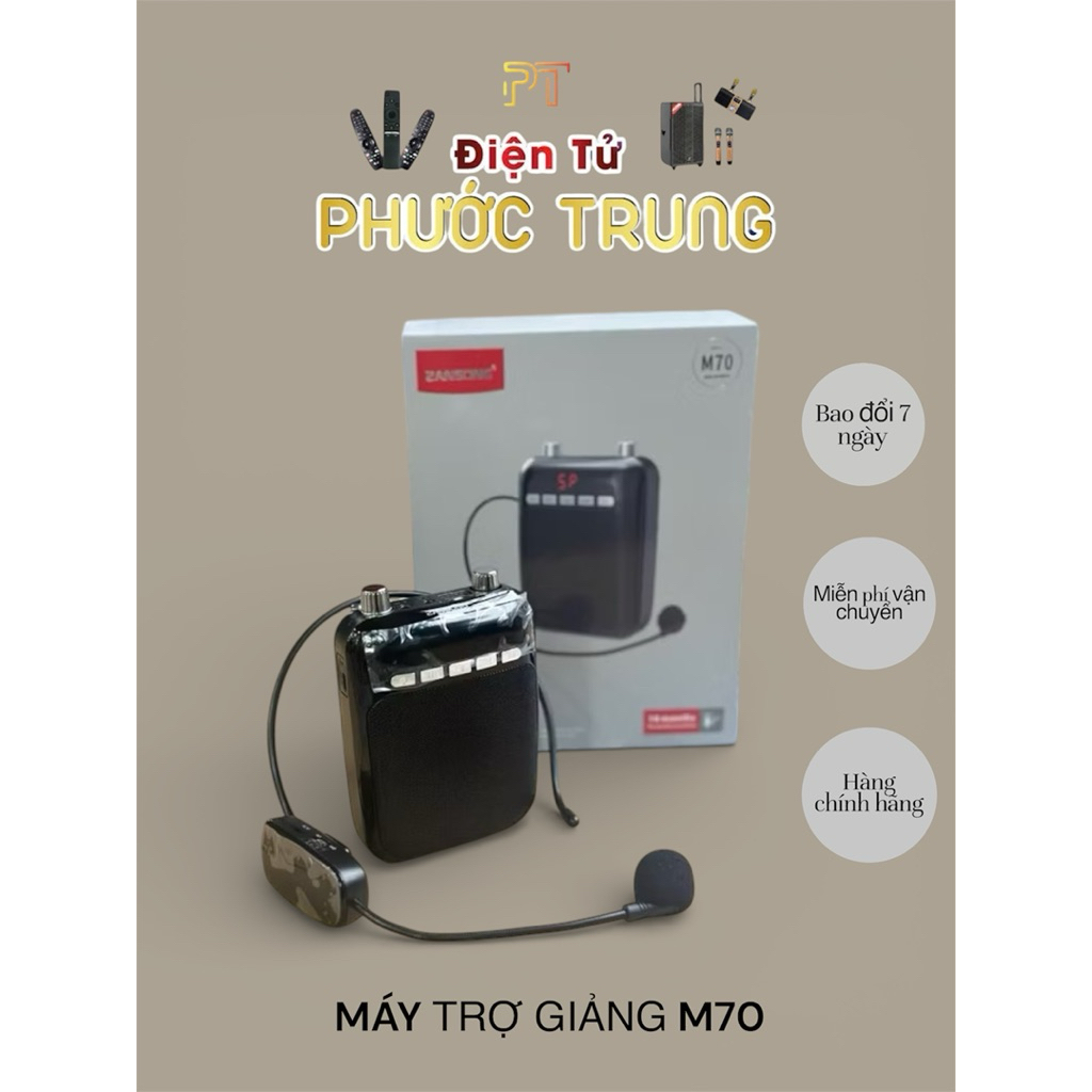 Máy trợ giảng zan zong M70