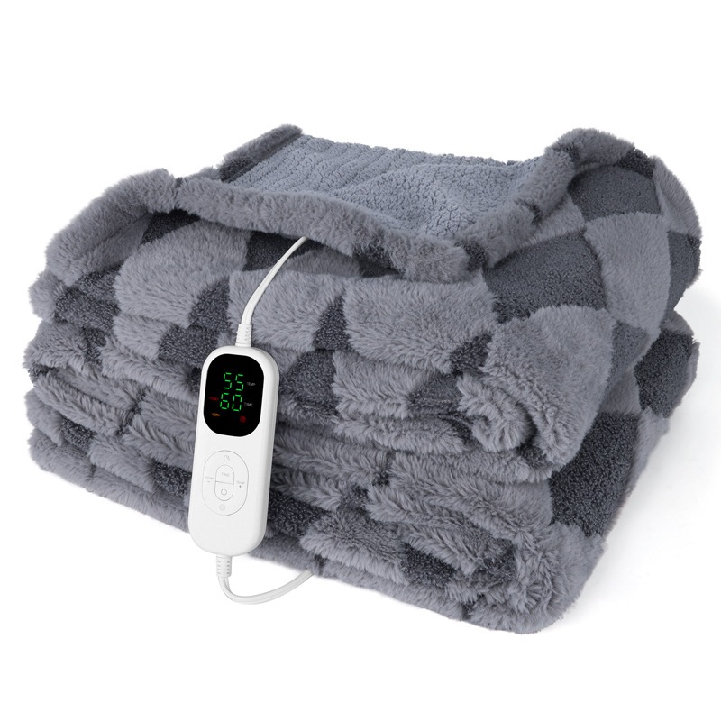 Chăn Điện Sưởi Ấm Cao Cấp GOTEK T-700, Chất Liệu Lông Cừu Mềm Mại, Điều Khiển Thông Minh An Toàn Cho