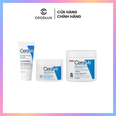 Kem Dưỡng Ẩm Cerave Moisturizing Cream Dành Cho Da Khô - Bảo vệ da, khối phục màng ẩm cho da