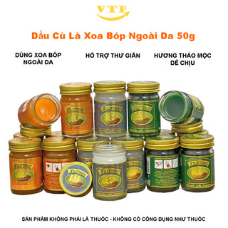  Combo 6 Hũ Dầu Cù Là Cánh Buồm Thái Lan 50gr 