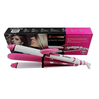 Máy làm tóc shinon sh-8088 💝 freeship 💝 máy uốn tóc mini, duỗi, bấm, dập xù 4in1 đa chức năng