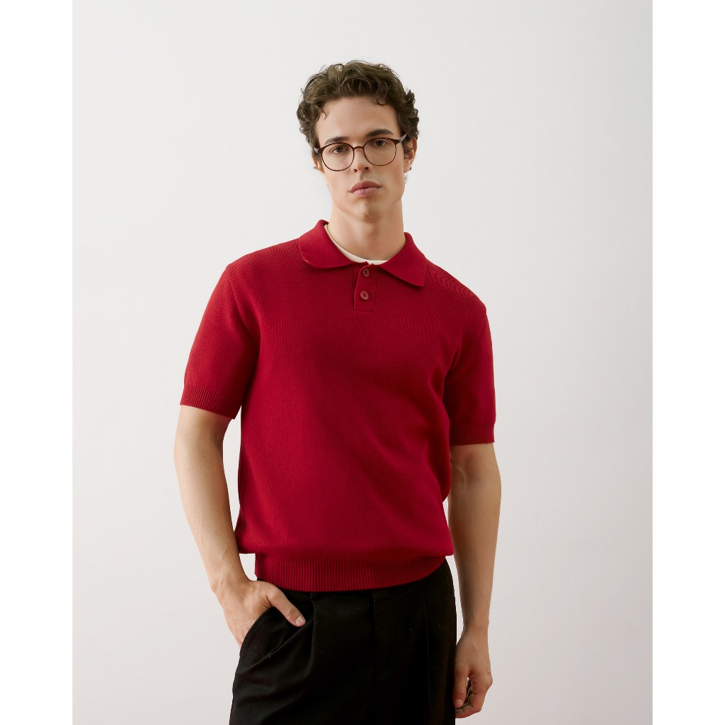 Áo Polo Nam Dệt Kim Tay Ngắn Form Fitted - Routine 10F25KNI003