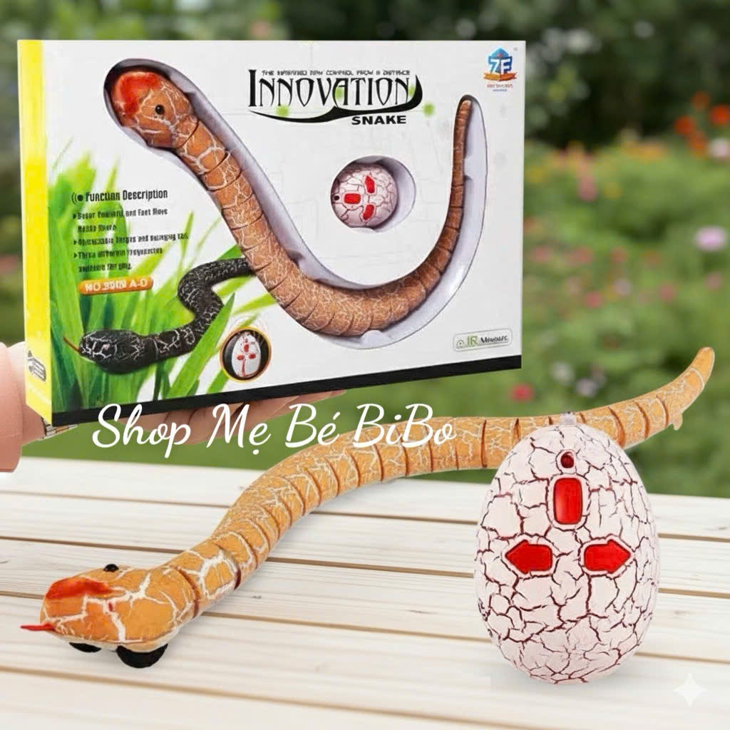 Đồ chơi RẮN ĐIỀU KHIỂN TỪ XA - Mô Hình rắn điều khiển có dây sạc GIAO MÀU NGẪU NHIÊN