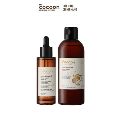 [MUA 2 GIẢM 42%] Combo 1 Tinh chất bí đao N7 70ml + 1 Gel rửa mặt bí đao Cocoon 310ml
