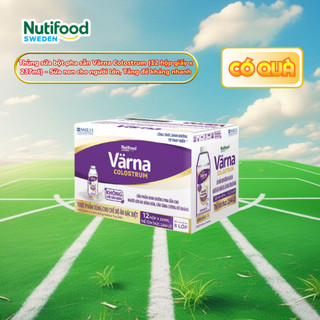   Chính Hãng  Thùng 12 hộp sữa bột pha sẵn Varna Colostrum  12 hộp giấy x 237ml -Sữa non tăng đề kháng người lớn 