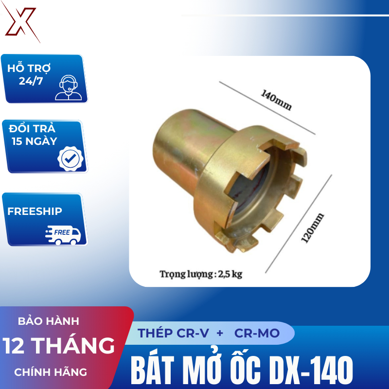 Bát mở ốc moay máy xúc DX140