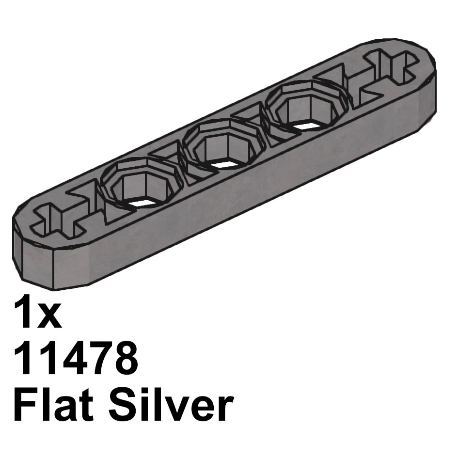 Combo 5 Đồ Chơi Lắp Ráp Phụ MOC Mã 11478 (Đen)