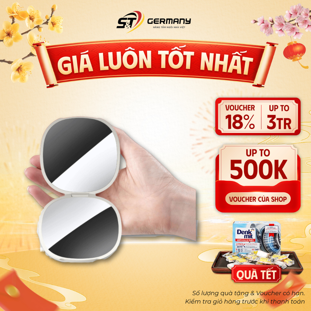 Gương Cầm Tay Nội Địa Đức Joseph Joseph 75006 Thiết Kế Nhỏ Gọn Tinh Tế Cao Cấp GermanySnT 430014