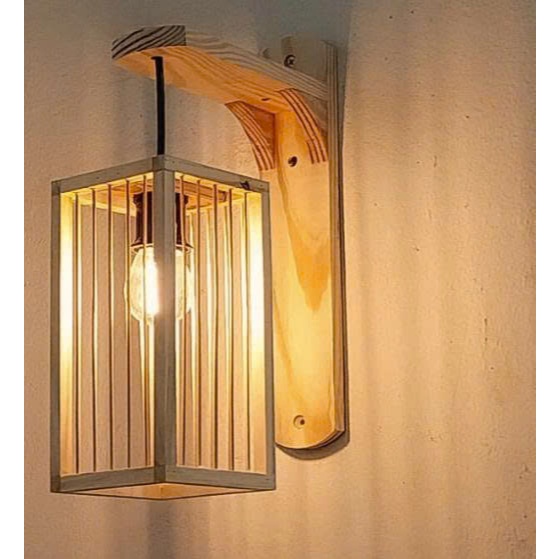 [Top Value] Đèn Tre Treo Tường Hộp Chữ Nhật Decor Phòng Ngủ, Homestay, Coffee Shop.