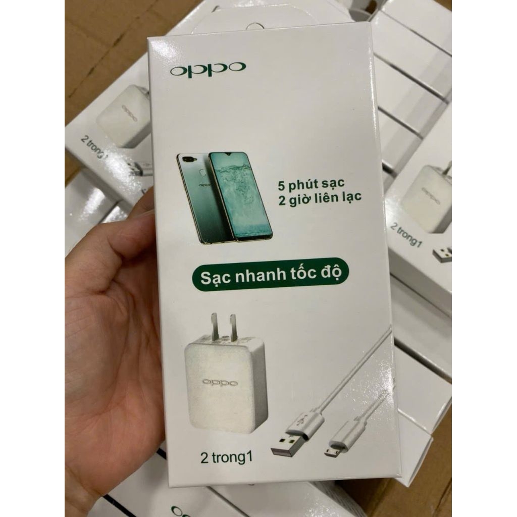 Bộ sạc oppo F9 F7 A5S A31 .. zin sạc nhanh tốc độ/sl giảmBh
