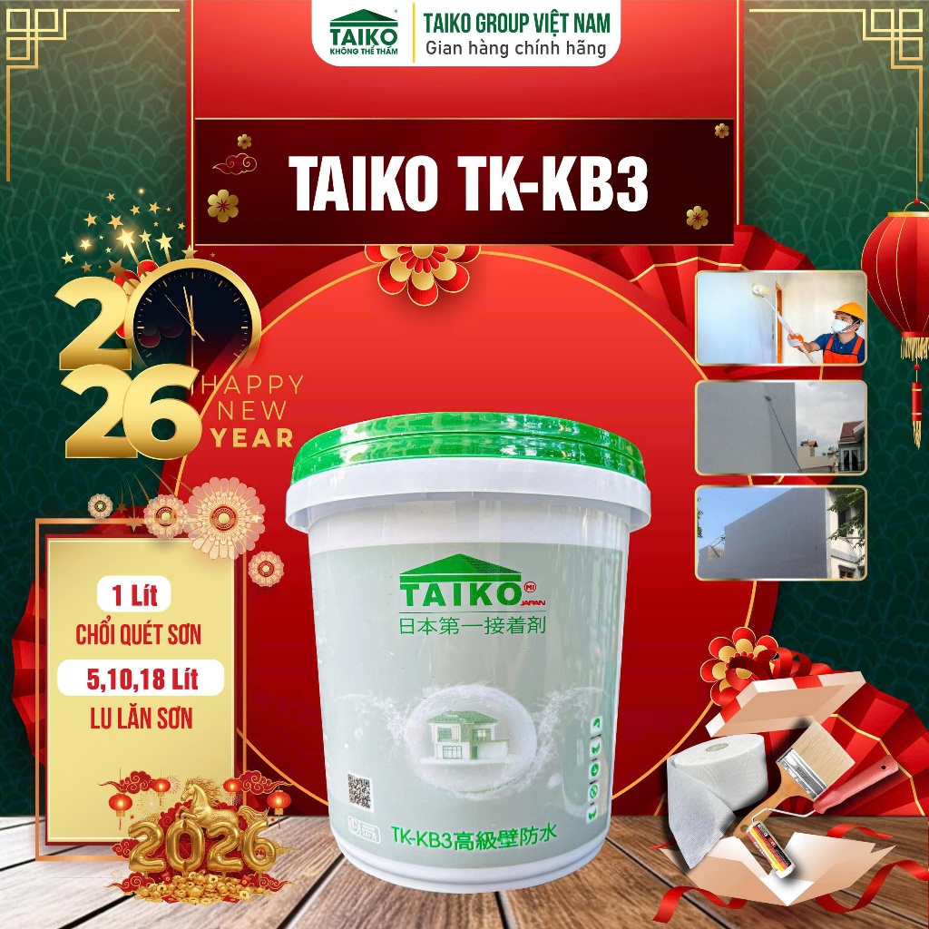 [1L-2L] Sơn Chống Thấm TAIKO KB3 Chống Thấm Tường Nhà