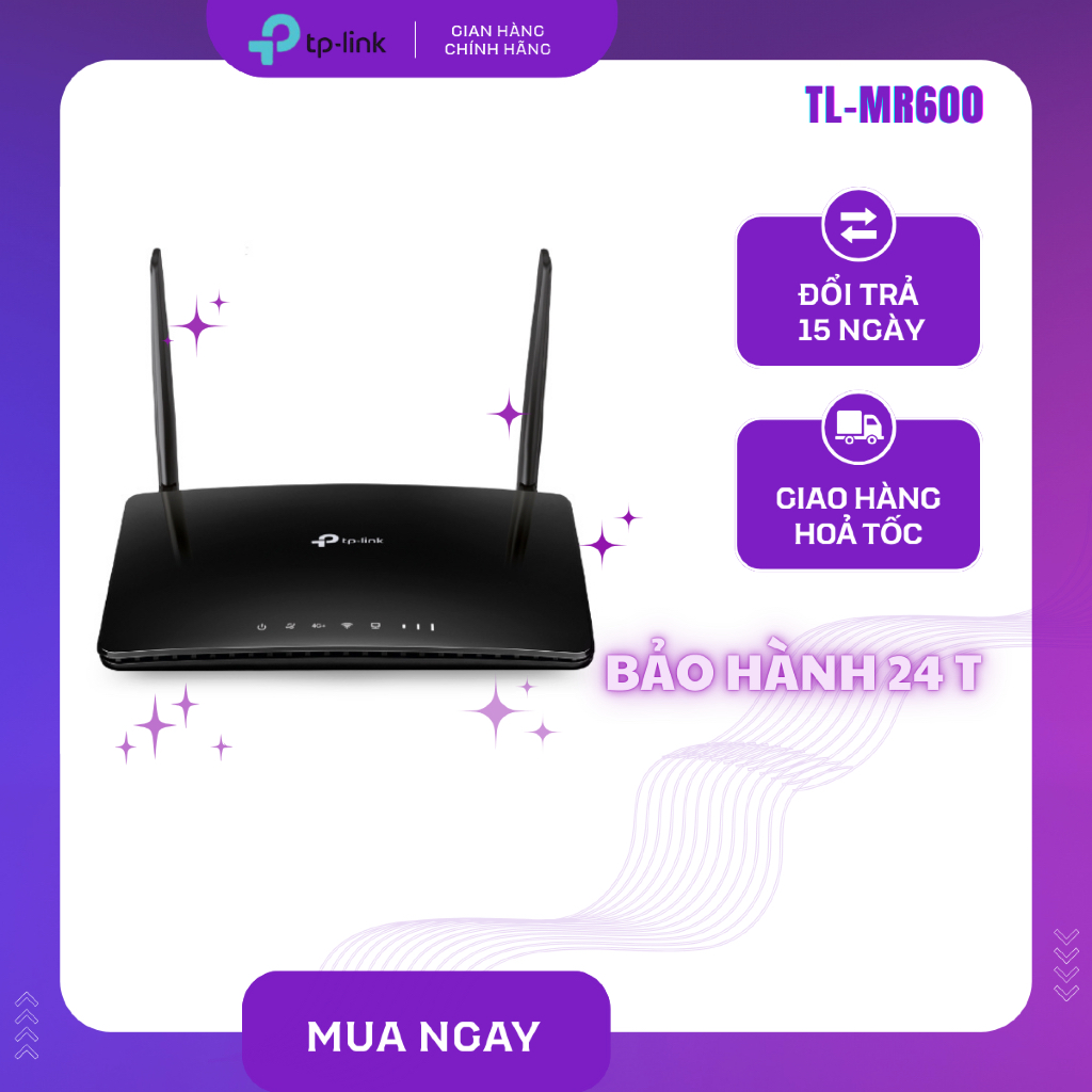 [ TPLINK ] Thiết Bị Mạng Router TP-Link Archer MR600 Chính Hãng