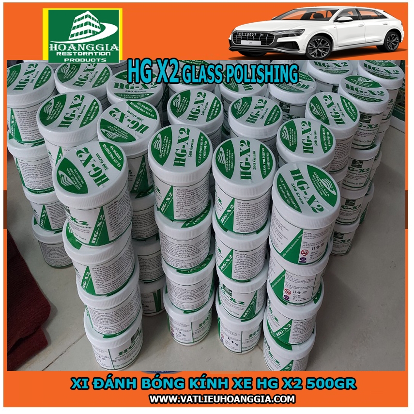 Xi đánh bóng kính xe hơi HG x2 500gr