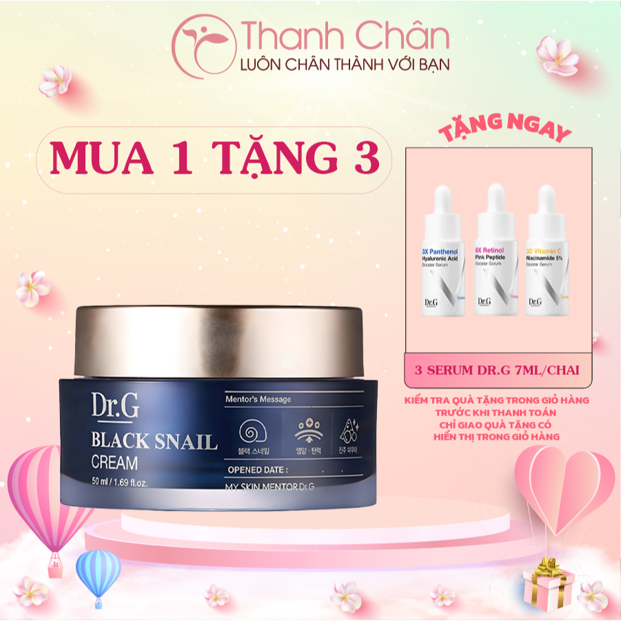 Kem dưỡng Dr.G Black Snail Cream 50ml