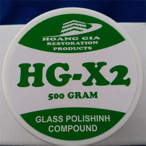 XI ĐÁNH BÓNG KÍNH HG X2 GLASS POLISHING COMPOUNT 500 GR