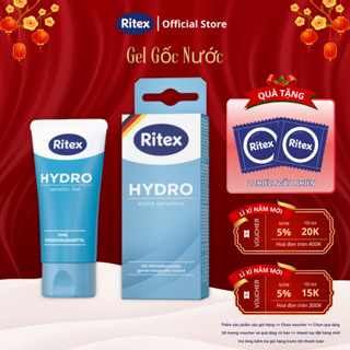  Gel Bôi Trơn RITEX HYDRO Gốc Nước Tuýp 50ML Hương Thơm Dịu Nhẹ Cho Cuộc Yêu Đê Mê 