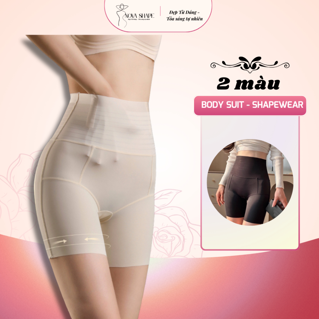 Quần gen nịt bụng định hình eo NOVA_Store thon gọn mẹ bầu sau sinh chất liệu đúc su nâng mông siết e