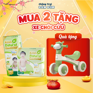   VOUCHER 20K  2 BỊCH Tã Bỉm KITIN NATURAL - Bỉm hè Mỏng thoáng thấm hút 1200ml size NB S M L XL 2XL 3XL 4XL 