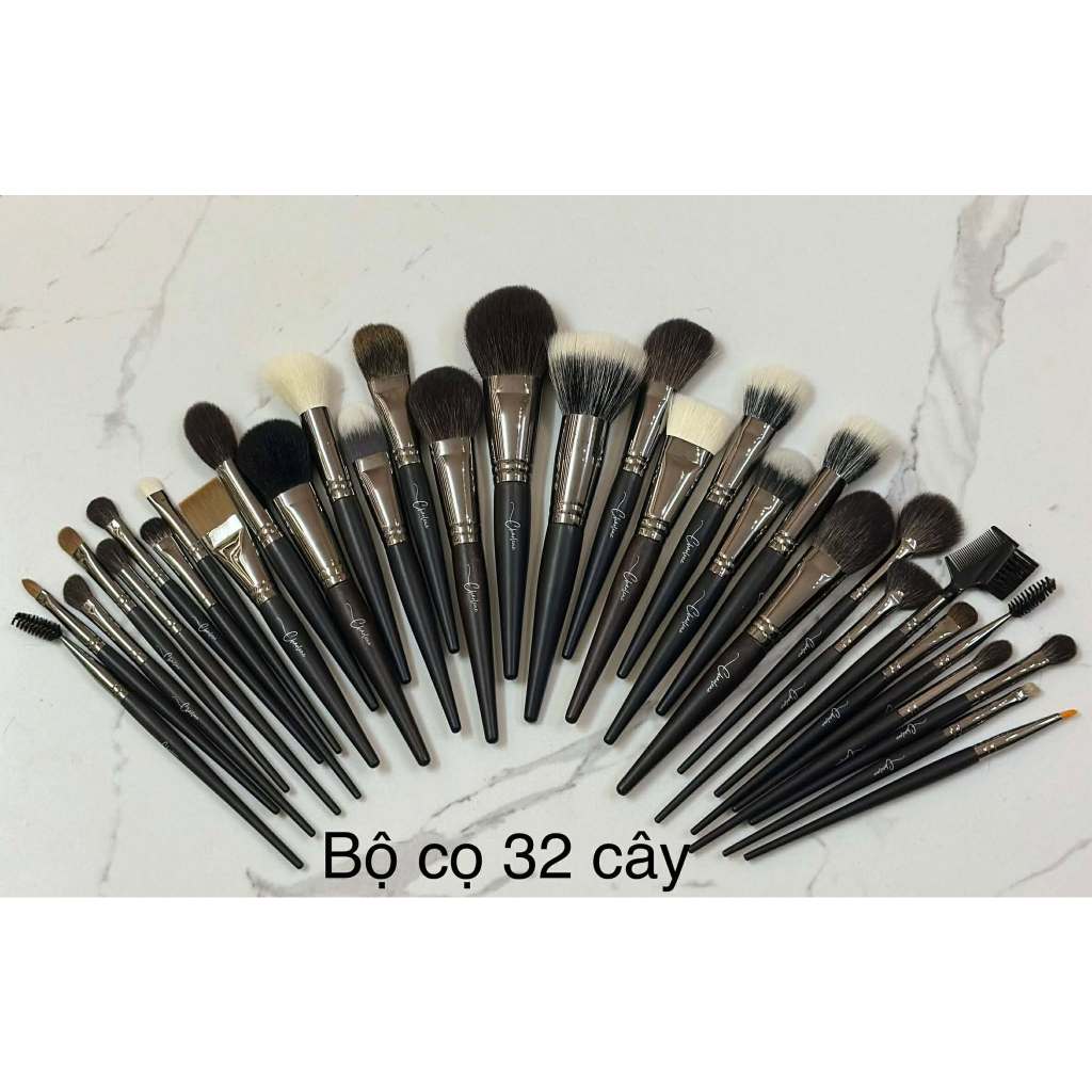[SALE LẺ MÃ] Bộ Cọ Charlene 20, 26, 29, 32 Cây - Bộ Cọ Trang Điểm Chuyên Nghiệp Charlene Lông Mềm Mư