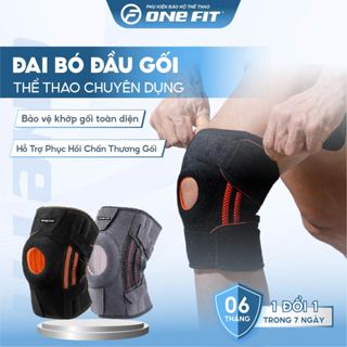  Đai Bó Đầu Gối Thể Thao ONEFIT Cao Cấp Hỗ Trợ Bảo Vệ Đầu Gối & Phục Hồi Chấn Thương Khi Đá Bóng Pickeball Chạy Bộ,... 