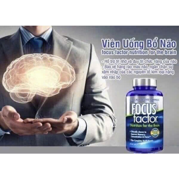Bổ não FOCUS FACTOR 180 viên - Mỹ