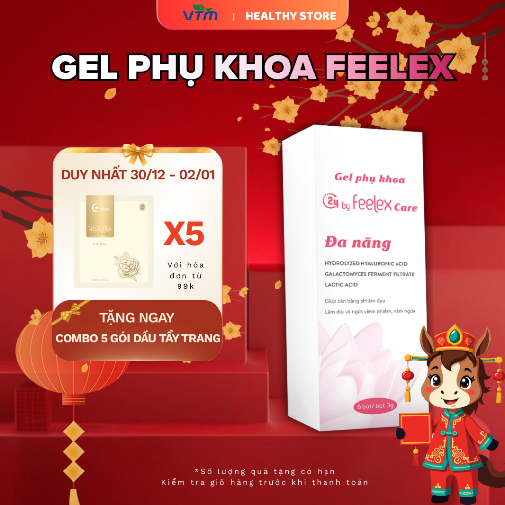 Gel phụ khoa Feelex Care đa năng, đũa thần inner giúp cân bằng PH, ngừa nấm, cân bằng hệ vi sinh