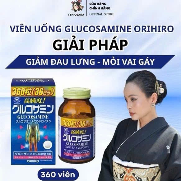 Viên Uống Hỗ Trợ Xương Khớp Orihiro Glucosamine 360 Viên