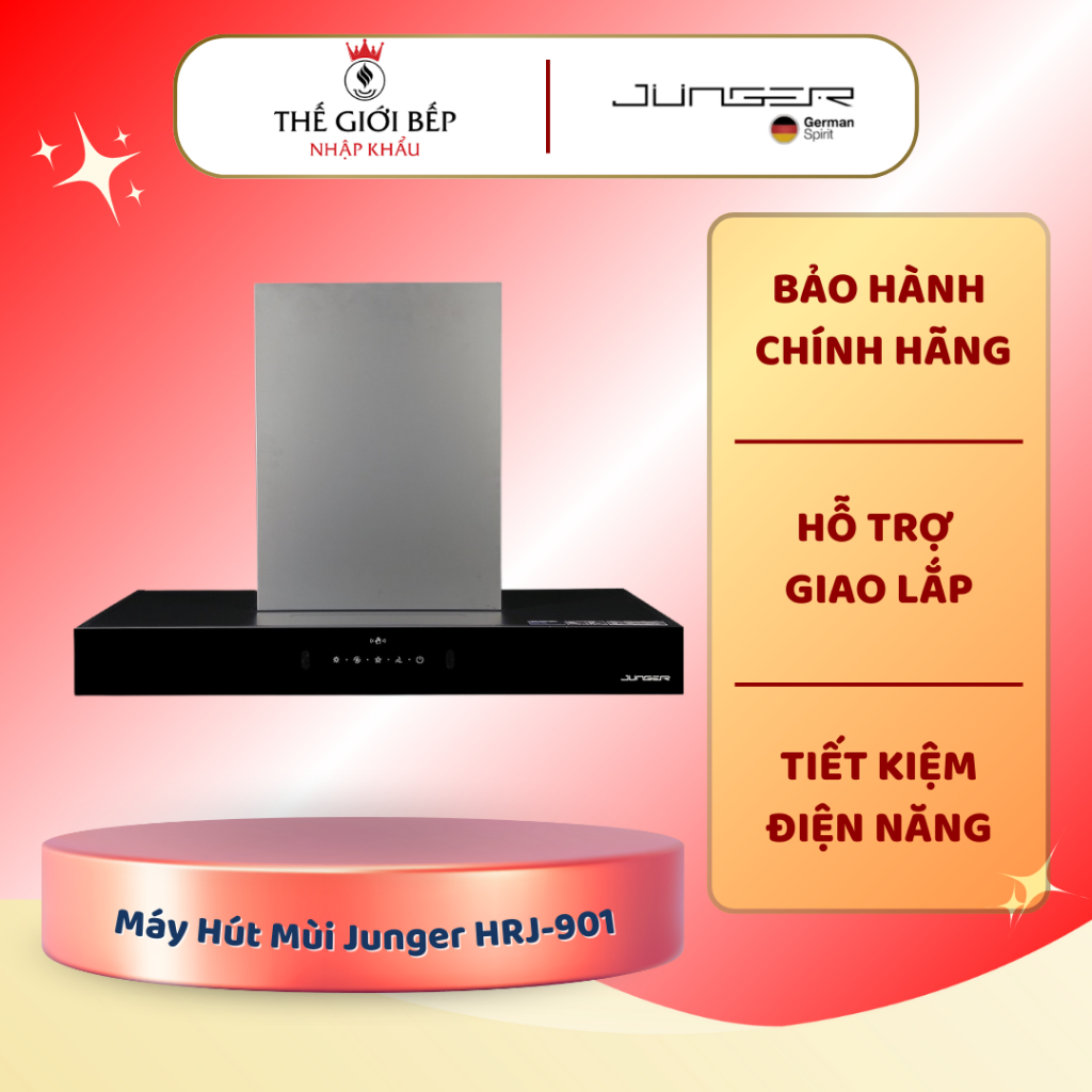 Máy Hút Mùi Junger HRJ-901 – Lựa Chọn Hoàn Hảo Cho Gian Bếp Hiện Đại
