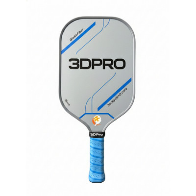 Vợt pickleball chính hãng 3DPRO ALPHA sợi thủy tinh glassfiber giá rẻ điểm ngọt lớn bóng chuẩn ít tốn sức