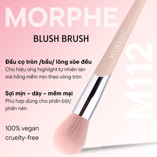 Cọ đánh highlight và má hồng MORPHE Blush Brush M112