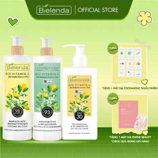  Sữa dưỡng thể trắng da Bielenda Bio Vitamin C Moisturizing And Toning Body Milk 250-400ml 