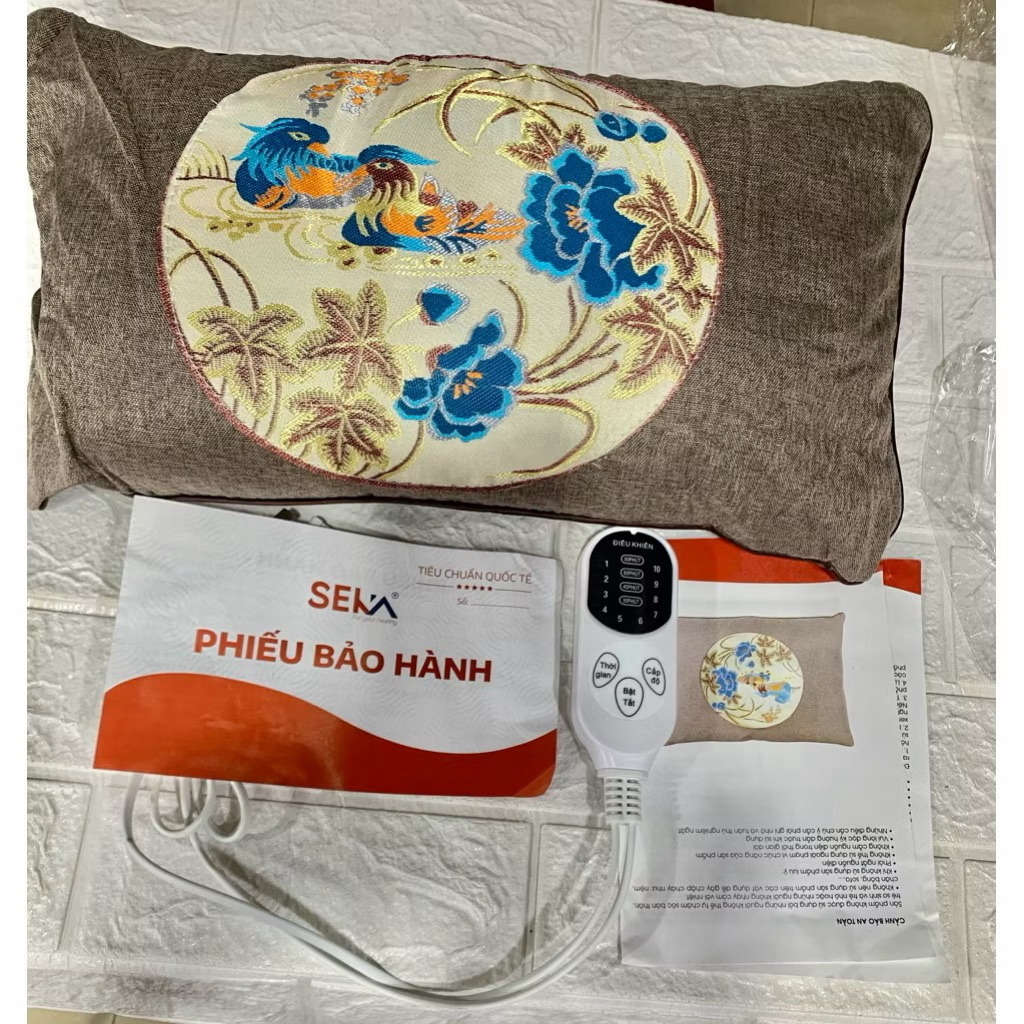 Gối ngải cứu cắm điện Seka-SK750 và nội địa trung